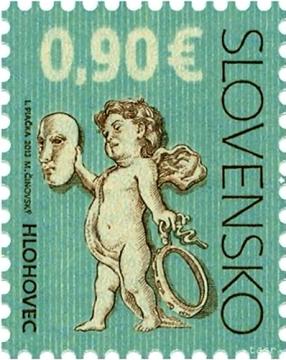 poštová známka symbolizujúca Empírové divadlo - anjela poštová známka symbolizujúca Empírové divadlo - anjela
